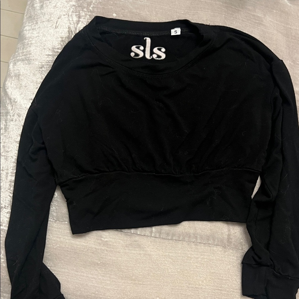 Kids Black Jersey Top